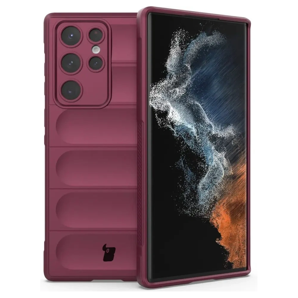 Hurtownia GSM - Pancerne etui Bizon Case Tur do Galaxy S22 Ultra, ciemnofioletowe - BIZ7832 - {ean13} - Hurt
