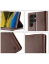 Hurtownia GSM - Etui Bizon Case Wallet do Galaxy S22 Ultra, brązowe - BIZ7833 - {ean13} - Hurt