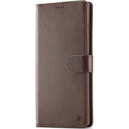 Etui Bizon Case Wallet do Samsung Galaxy S22 Ultra brązowe