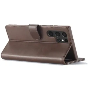 Hurtownia GSM - Etui Bizon Case Wallet do Galaxy S22 Ultra, brązowe - BIZ7833 - {ean13} - Hurt