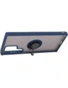 Hurtownia GSM - Bizon Case Hybrid Ring Samsung Galaxy S22 Ultra fumuriu cu o ramă albastră închisă - BIZ7834 - {ean13} - Hurt