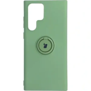 Hurtownia GSM - Etui Bizon Case Silicone Ring do Galaxy S22 Ultra, jasnozielone - BIZ7835 - {ean13} - Hurt