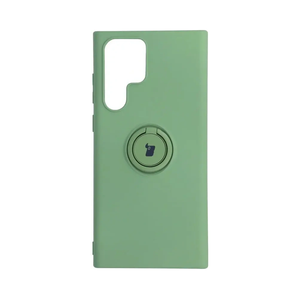 Wholesale Bizon Case Silicone Ring Samsung Galaxy S22 Ultra light green - BIZ7835 - {ean13} - Hurt
