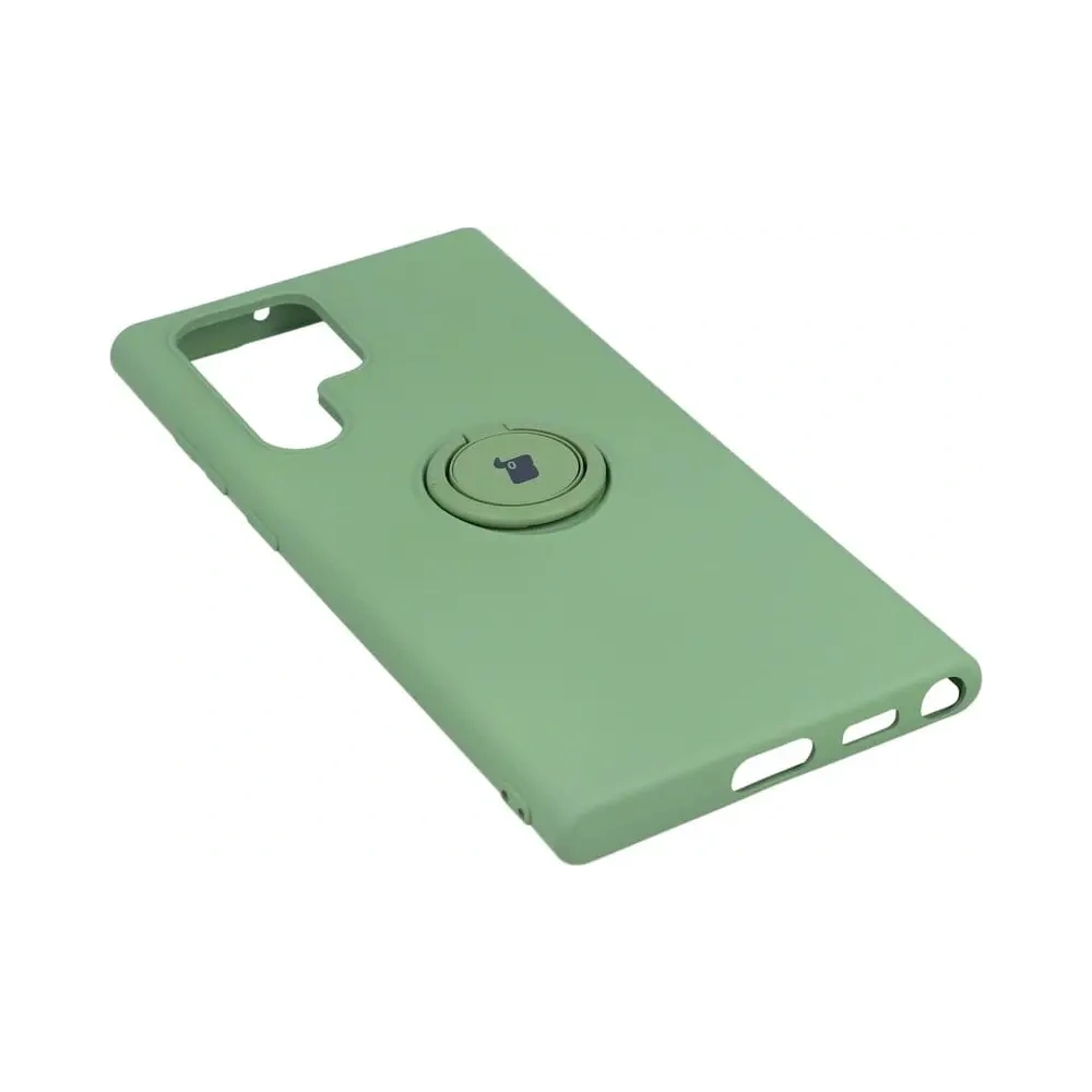 Hurtownia GSM - Bizon Case Szilikon Gyűrű Samsung Galaxy S22 Ultra világos zöld - BIZ7835 - {ean13} - Hurt