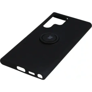 Hurtownia GSM - Etui Bizon Case Silicone Ring do Galaxy S22 Ultra, czarne - BIZ7836 - {ean13} - Hurt