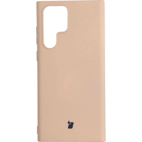 Etui Bizon Case Silicone do Samsung Galaxy S22 Ultra jasnoróżowe