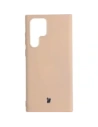 Etui Bizon Case Silicone do Galaxy S22 Ultra, jasnoróżowe