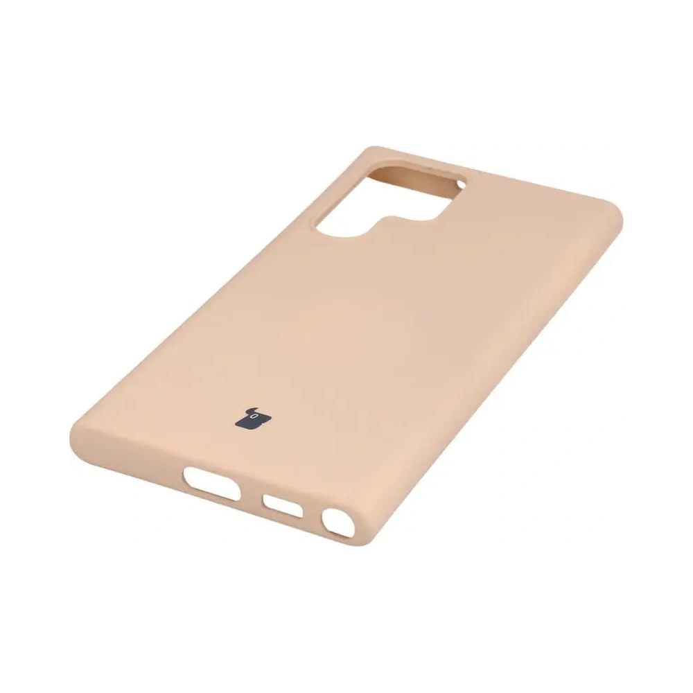 Hurtownia GSM - Etui Bizon Case Silicone do Galaxy S22 Ultra, jasnoróżowe - BIZ7840 - {ean13} - Hurt
