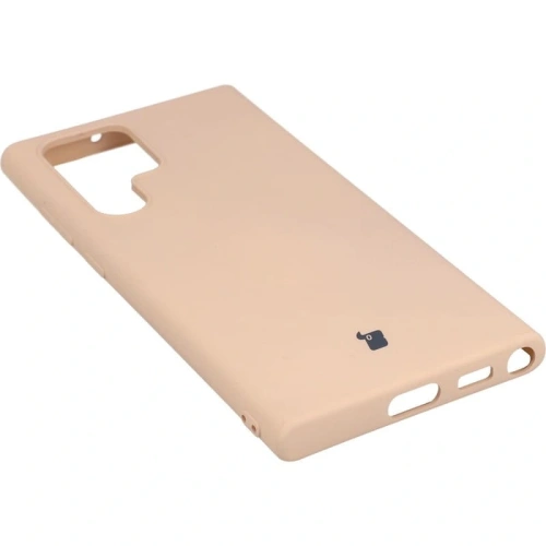 Etui Bizon Case Silicone do Samsung Galaxy S22 Ultra jasnoróżowe
