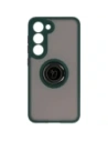 Wholesale Bizon Case Hybrid Ring Samsung Galaxy S23 smoky with a dark green frame - BIZ1670 - {ean13} - Hurt