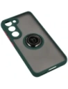 Hurtownia GSM - Bizon Case Hybrid Ring Samsung Galaxy S23 fumuriu cu un cadru verde închis - BIZ1670 - {ean13} - Hurt