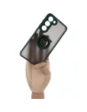 Wholesale Bizon Case Hybrid Ring Samsung Galaxy S23 smoky with a dark green frame - BIZ1670 - {ean13} - Hurt