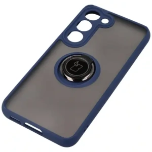 Hurtownia GSM - Bizon Case Hybrid Ring Samsung Galaxy S23 füstös színű, tengerészkék kerettel - BIZ1671 - {ean13} - Hurt