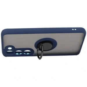 Hurtownia GSM - Bizon Case Hybrid Ring Samsung Galaxy S23 füstös színű, tengerészkék kerettel - BIZ1671 - {ean13} - Hurt