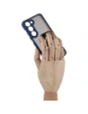 Wholesale Bizon Case Hybrid Ring Samsung Galaxy S23 smoky with a navy blue frame - BIZ1671 - {ean13} - Hurt