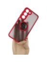 Hurtownia GSM - Bizon Case Hybrid Ring Samsung Galaxy S23 füstös piros kerettel - BIZ7841 - {ean13} - Hurt