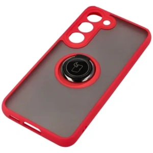 Hurtownia GSM - Bizon Case Hybrid Ring Samsung Galaxy S23 füstös piros kerettel - BIZ7841 - {ean13} - Hurt
