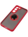 Hurtownia GSM - Bizon Case Hybrid Ring Samsung Galaxy S23 füstös piros kerettel - BIZ7841 - {ean13} - Hurt