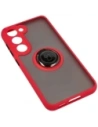 Hurtownia GSM - Bizon Case Hybrid Ring Samsung Galaxy S23 füstös piros kerettel - BIZ7841 - {ean13} - Hurt