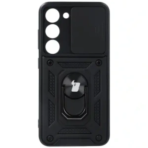 Hurtownia GSM - Pachet carcasă Bizon Case Camshield + 2x sticlă de protecție Samsung Galaxy S23 negru - BIZ7842 - {ean13} - Hurt