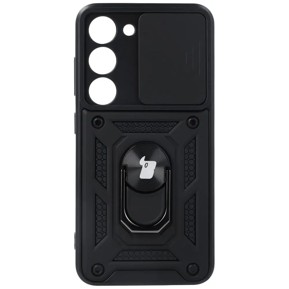 Hurtownia GSM - Bizon Case Camshield Pack tok + 2x kijelzőüveg Samsung Galaxy S23 fekete - BIZ7842 - {ean13} - Hurt
