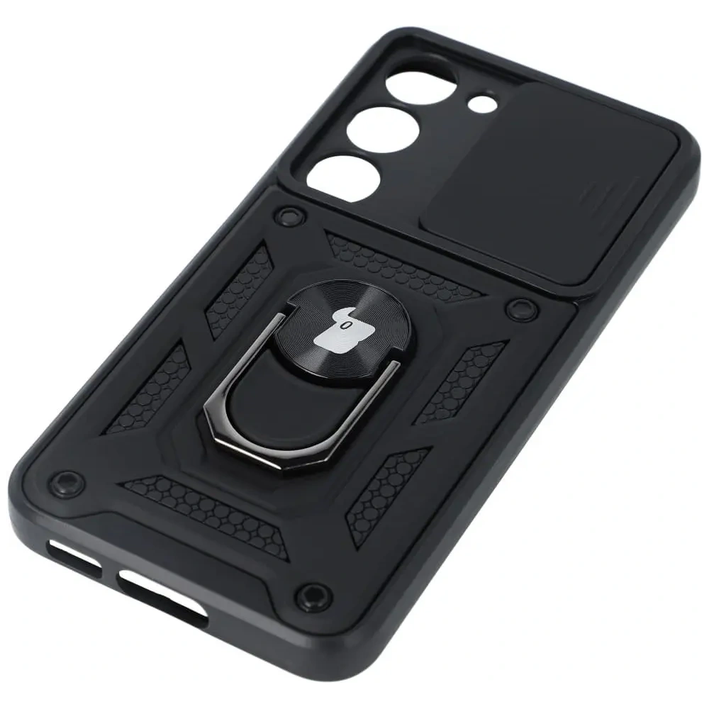 Hurtownia GSM - Bizon Case Camshield Pack tok + 2x kijelzőüveg Samsung Galaxy S23 fekete - BIZ7842 - {ean13} - Hurt