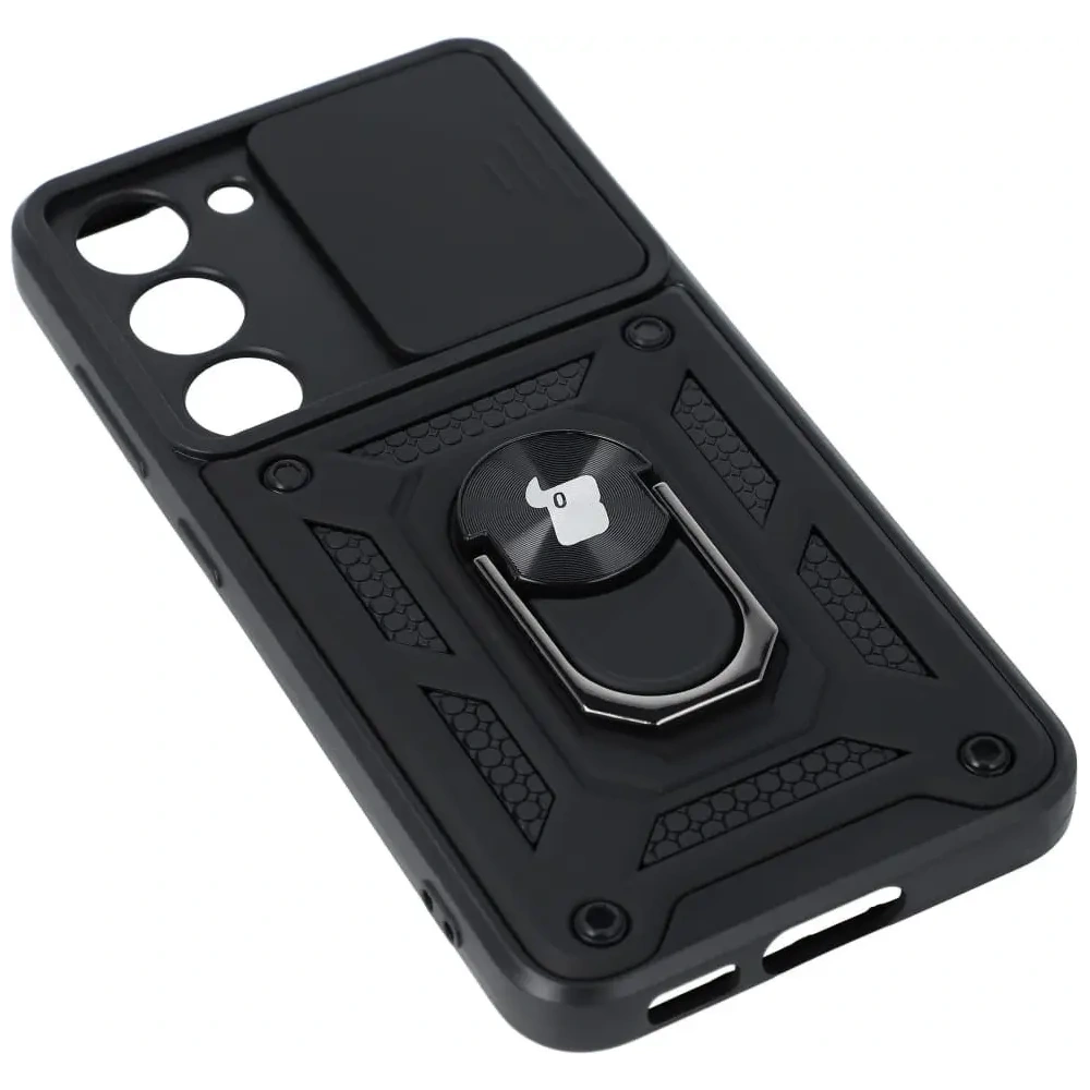 Hurtownia GSM - Bizon Case Camshield Pack tok + 2x kijelzőüveg Samsung Galaxy S23 fekete - BIZ7842 - {ean13} - Hurt
