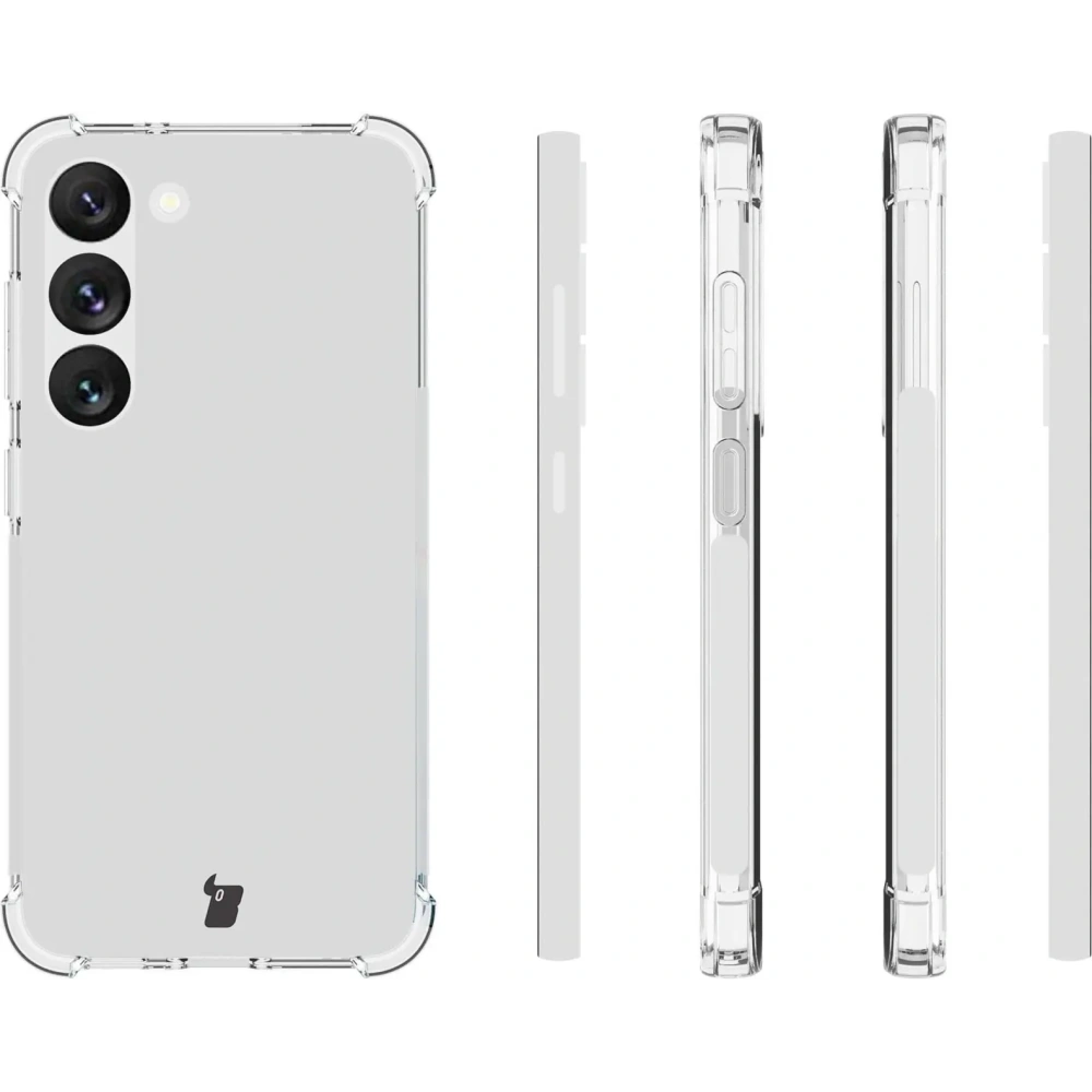 Hurtownia GSM - Bizon Case Clear Pack tok + 2x kijelző üveg + lencse üveg Samsung Galaxy S23 átlátszó - BIZ1674 - {ean13} - Hurt