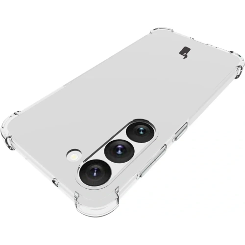 Etui + 2x szkło na ekran + obiektyw Bizon Case Clear Pack do Samsung Galaxy S23 przezroczyste