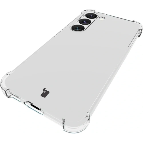 Etui + 2x szkło na ekran + obiektyw Bizon Case Clear Pack do Samsung Galaxy S23 przezroczyste