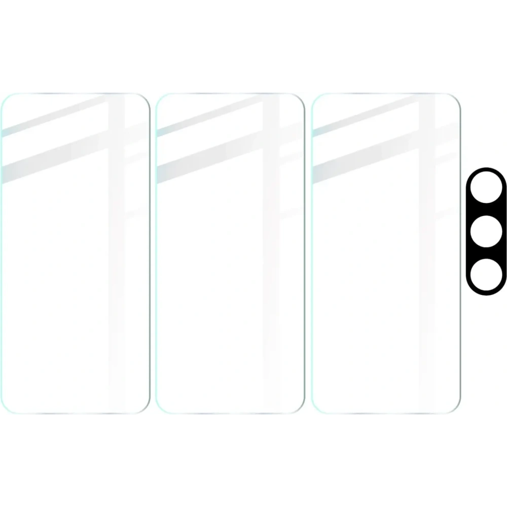 Wholesale BIZON Clear 2 3x screen glass + camera glass Samsung Galaxy S23 - BIZ1675 - {ean13} - Hurt