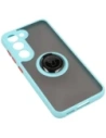 Hurtownia GSM - Bizon Case Hybrid Ring Samsung Galaxy S23 fumuriu cu un cadru albastru deschis - BIZ7843 - {ean13} - Hurt