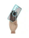 Hurtownia GSM - Etui z uchwytem na palec Bizon Case Hybrid Ring do Galaxy S23, przydymione z jasnoniebieską ramką - BIZ7843 - {ean13} - Hurt
