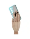 Hurtownia GSM - Bizon Case Hybrid Ring Samsung Galaxy S23 fumuriu cu un cadru albastru deschis - BIZ7843 - {ean13} - Hurt