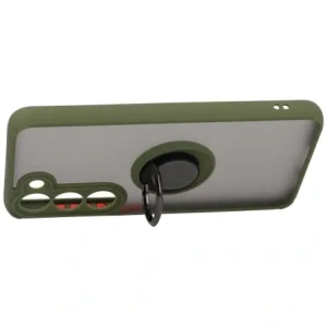Hurtownia GSM - Bizon Case Hybrid Ring Samsung Galaxy S23 füstös zöld kerettel - BIZ7844 - {ean13} - Hurt