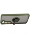 Hurtownia GSM - Bizon Case Hybrid Ring Samsung Galaxy S23 fumuriu cu un cadru verde - BIZ7844 - {ean13} - Hurt