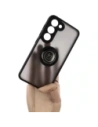Bizon Case Hybrid Ring Samsung Galaxy S23 smoky with a black frame