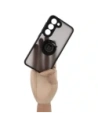 Wholesale Bizon Case Hybrid Ring Samsung Galaxy S23 smoky with a black frame - BIZ1679 - {ean13} - Hurt