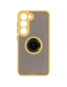 Hurtownia GSM - Bizon Case Hybrid Ring Samsung Galaxy S23 füstös sárga kerettel - BIZ7845 - {ean13} - Hurt