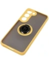 Hurtownia GSM - Bizon Case Hybrid Ring Samsung Galaxy S23 füstös sárga kerettel - BIZ7845 - {ean13} - Hurt