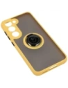 Hurtownia GSM - Bizon Case Hybrid Ring Samsung Galaxy S23 füstös sárga kerettel - BIZ7845 - {ean13} - Hurt
