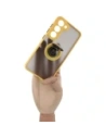 Hurtownia GSM - Bizon Case Hybrid Ring Samsung Galaxy S23 füstös sárga kerettel - BIZ7845 - {ean13} - Hurt