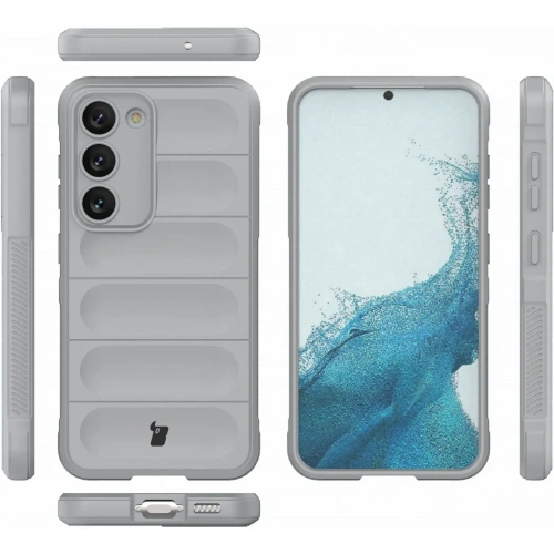 Pancerne etui Bizon Case Tur do Samsung Galaxy S23 jasnoszare