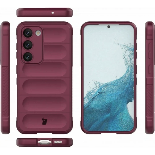 Pancerne etui Bizon Case Tur do Samsung Galaxy S23 ciemnofioletowe