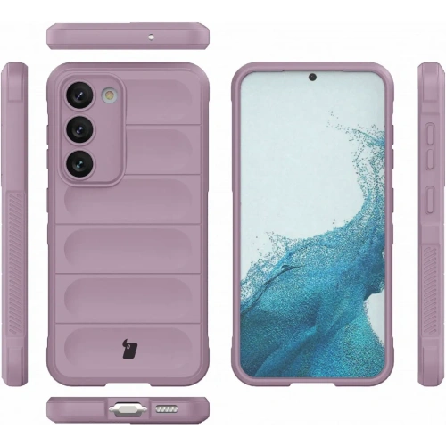 Pancerne etui Bizon Case Tur do Samsung Galaxy S23 jasnofioletowe