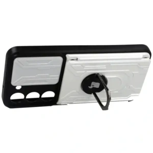 Hurtownia GSM - Bizon Case Camshield Kártyafoglalatos Gyűrű Samsung Galaxy S23 fehér - BIZ7853 - {ean13} - Hurt