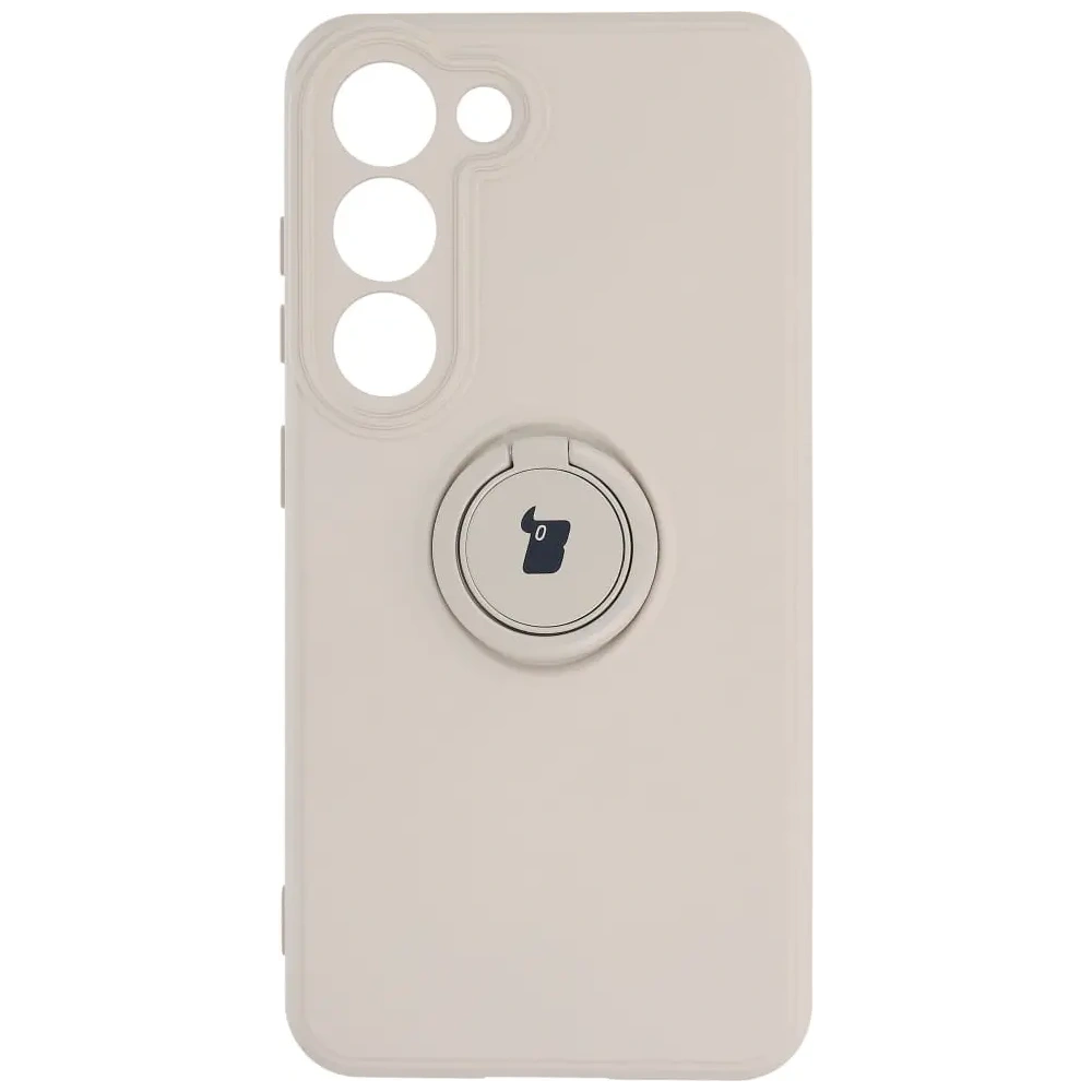 Hurtownia GSM - Bizon Case Silicone Gyűrű Sq do Samsung Galaxy S23 bézs - BIZ7854 - {ean13} - Hurt