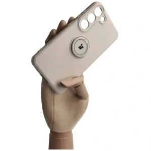 Hurtownia GSM - Bizon Case Silicone Ring Sq do Samsung Galaxy S23 bej - BIZ7854 - {ean13} - Hurt