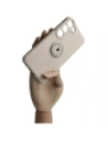 Hurtownia GSM - Etui Bizon Case Silicone Ring Sq do Samsung Galaxy S23 beżowe - BIZ7854 - {ean13} - Hurt