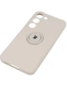 Hurtownia GSM - Etui Bizon Case Silicone Ring Sq do Samsung Galaxy S23 beżowe - BIZ7854 - {ean13} - Hurt